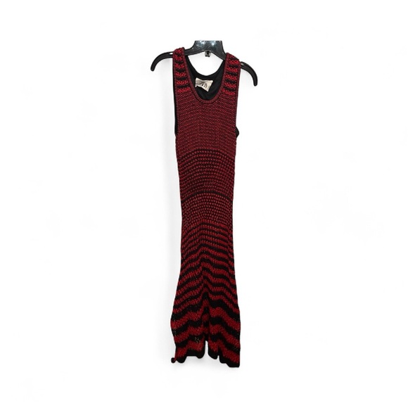 Zara Red and Black Maxi Dress - Picture 2 of 5